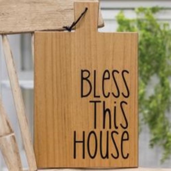 NWT Bless House Cutting Board Decor - Picture 2 of 2
